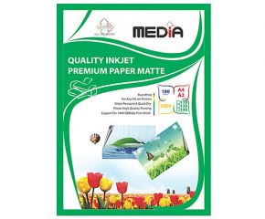 Giấy in ảnh Media 1 mặt bóng A4