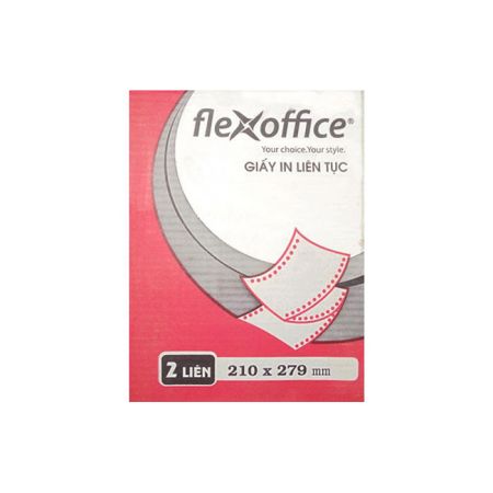 Giấy in liên tục 2 liên Flexoffice