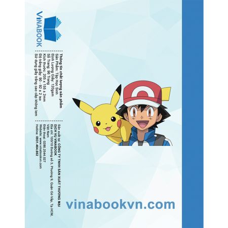 Vở Vinabook Pokemon 96 trang
