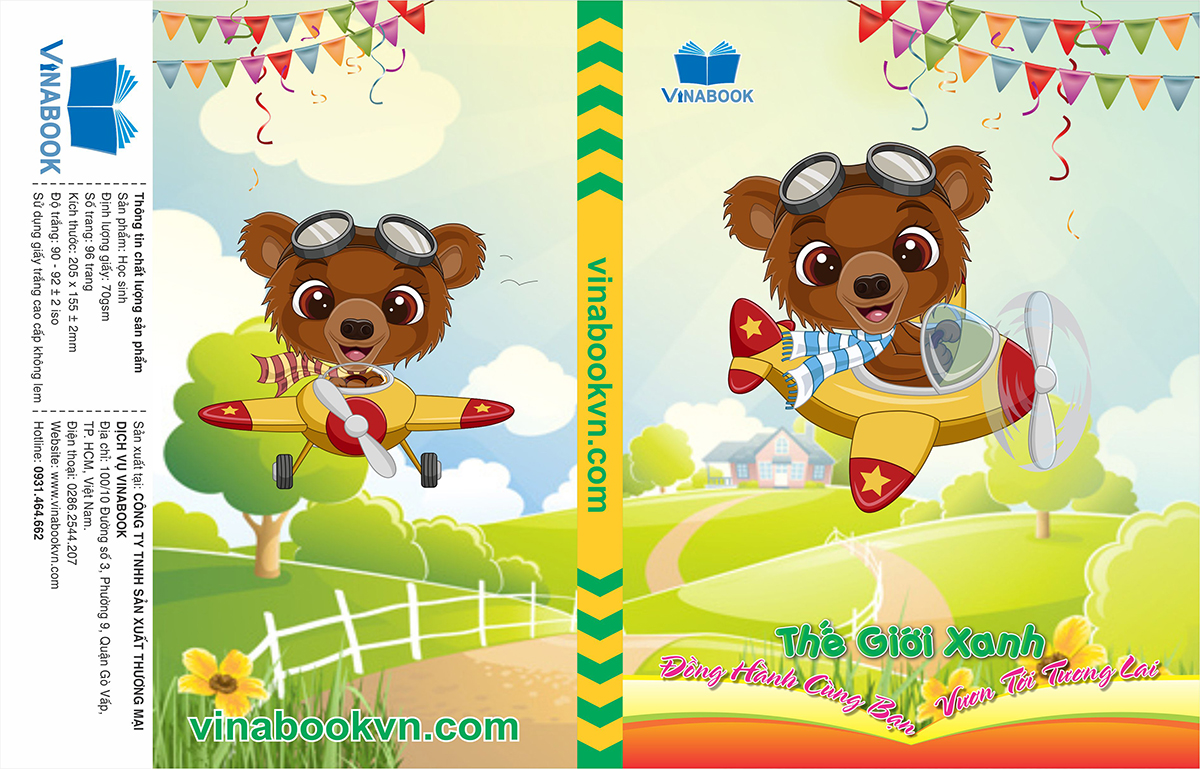 Vở Vinabook thế giới xanh 96 trang